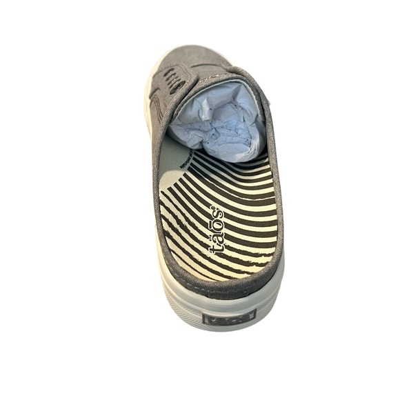 Taos NEW EZ Soul Grey Wash Canvas Slip on Sneakers SZ 7 - Picture 4 of 10